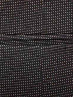 Wam Denim Plaid Vest Trieste 74094 Black Brown| Gilets