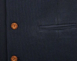 Wam Denim Gilets<Plaid Vest Trieste 74094 Light Indigo