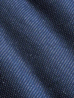 Wam Denim Playas Polo Collared Navy Sweater| Sweaters