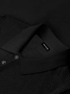 Wam Denim Polo Mt-1K Black| Polo'S