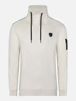 Wam Denim Sweaters<Quasar Mock Neck Beige Sweater