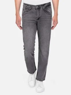 Wam Denim Jeans<Rance Regular Fit Anthracite Faded Jeans