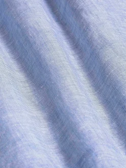 Wam Denim Redention Linen Blue Overhemd Lange Mouw| Overhemd Lange Mouwen