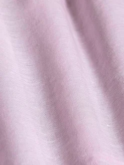 Wam Denim Overhemd Lange Mouwen<Redention Linen Pink Overhemd Lange Mouw