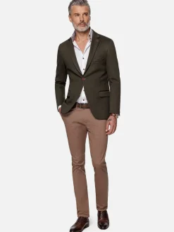 Wam Denim Relaxed Slim Fit Monarch Khaki Colbert| Colberts