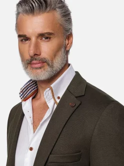 Wam Denim Relaxed Slim Fit Monarch Khaki Colbert| Colberts