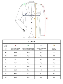 Wam Denim Relaxed Slim Fit Monarch Dark Red Colbert| Colberts