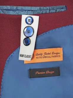 Wam Denim Relaxed Slim Fit Monarch Dark Red Colbert| Colberts