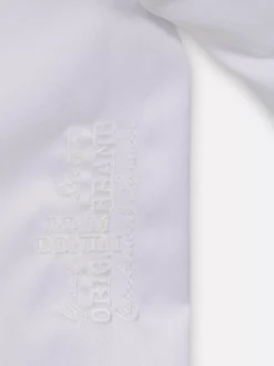 Wam Denim Overhemd Lange Mouwen<Romney Solid White Overhemd Lange Mouw