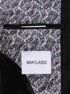 Wam Denim Scottsville Notch Lapel Black Suit Colbert| Colberts