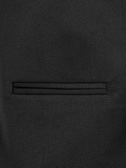 Wam Denim Scottsville Slim Fit Black Suit Gilet| Vesten