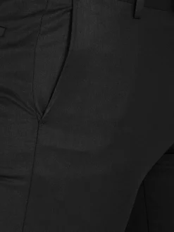 Wam Denim Scottsville Slim Fit Black Suit Pantalon| Pantalons