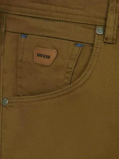 Wam Denim Serengeti Stretchy Slim Fit Dark Beige Jeans| Jeans