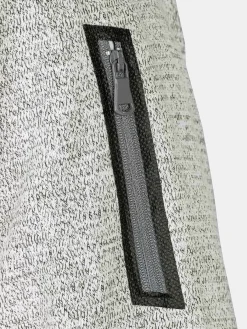 Wam Denim Sharon Half Zip Grey Sweater| Sweaters