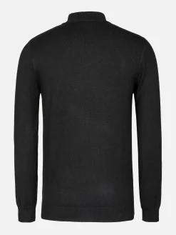 Wam Denim Siena Round-Necked Black Sweater| Sweaters