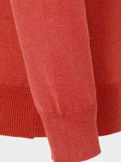 Wam Denim Siena Round-Necked Dark Orange Sweater| Sweaters