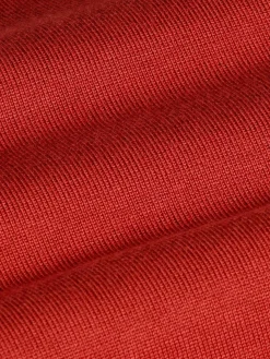 Wam Denim Siena Round-Necked Dark Orange Sweater| Sweaters