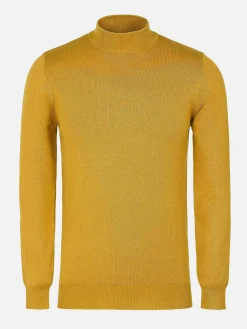 Wam Denim Siena Round-Necked Dark Yellow Sweater| Sweaters