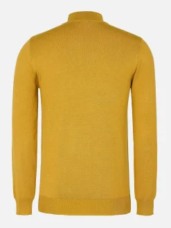Wam Denim Siena Round-Necked Dark Yellow Sweater| Sweaters