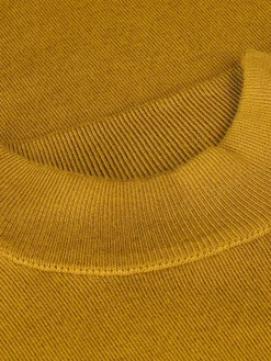 Wam Denim Siena Round-Necked Dark Yellow Sweater| Sweaters