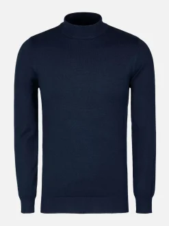 Wam Denim Siena Round-Necked Navy Sweater| Sweaters