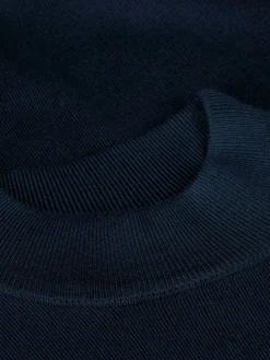 Wam Denim Siena Round-Necked Navy Sweater| Sweaters