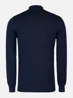 Wam Denim Siena Round-Necked Navy Sweater| Sweaters