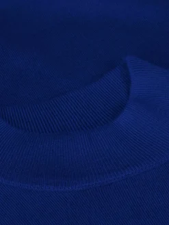 Wam Denim Sweaters<Siena Round-Necked Royal Blue Sweater