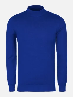 Wam Denim Sweaters<Siena Round-Necked Royal Blue Sweater