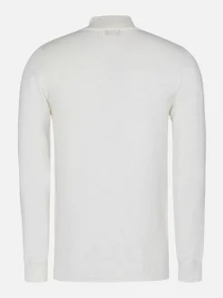 Wam Denim Sweaters<Siena Round-Necked White Sweater