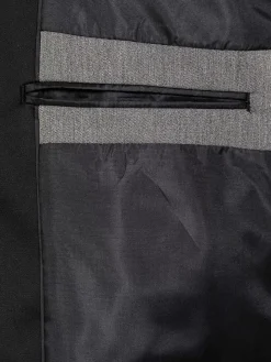 Wam Denim Colberts<Slim Fit Double Breasted Grey Colbert