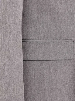 Wam Denim Slim Fit Double Breasted Grey Colbert| Colberts