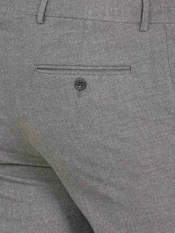 Wam Denim Slim Fit Textured Anthracite Pantalon| Pantalons