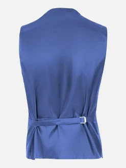 Wam Denim Gilets<Slim Fit Textured Indigo Gilet