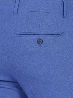 Wam Denim Slim Fit Textured Indigo Pantalon| Pantalons