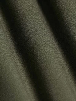 Wam Denim Slim Fit Textured Khaki Gilet| Gilets