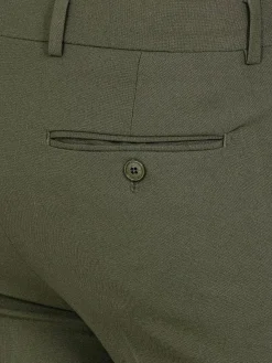 Wam Denim Slim Fit Textured Khaki Pantalon| Pantalons