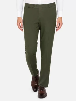 Wam Denim Slim Fit Textured Khaki Pantalon| Pantalons