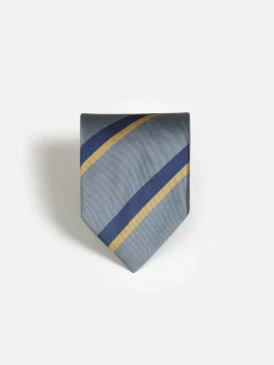 Wam Denim Stropdas S38 Anthracite Navy| Stropdassen