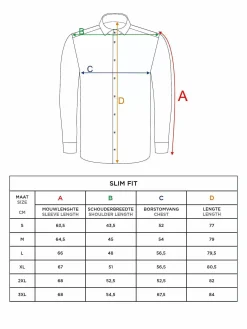 Wam Denim Sullivan White Floral Print Overhemd Lange Mouw| Overhemd Lange Mouwen