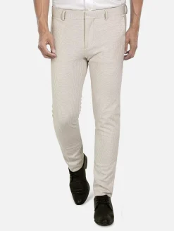 Wam Denim Sur Mer Slim Fit Beige Pantalon| Pantalons