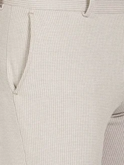 Wam Denim Sur Mer Slim Fit Beige Pantalon| Pantalons