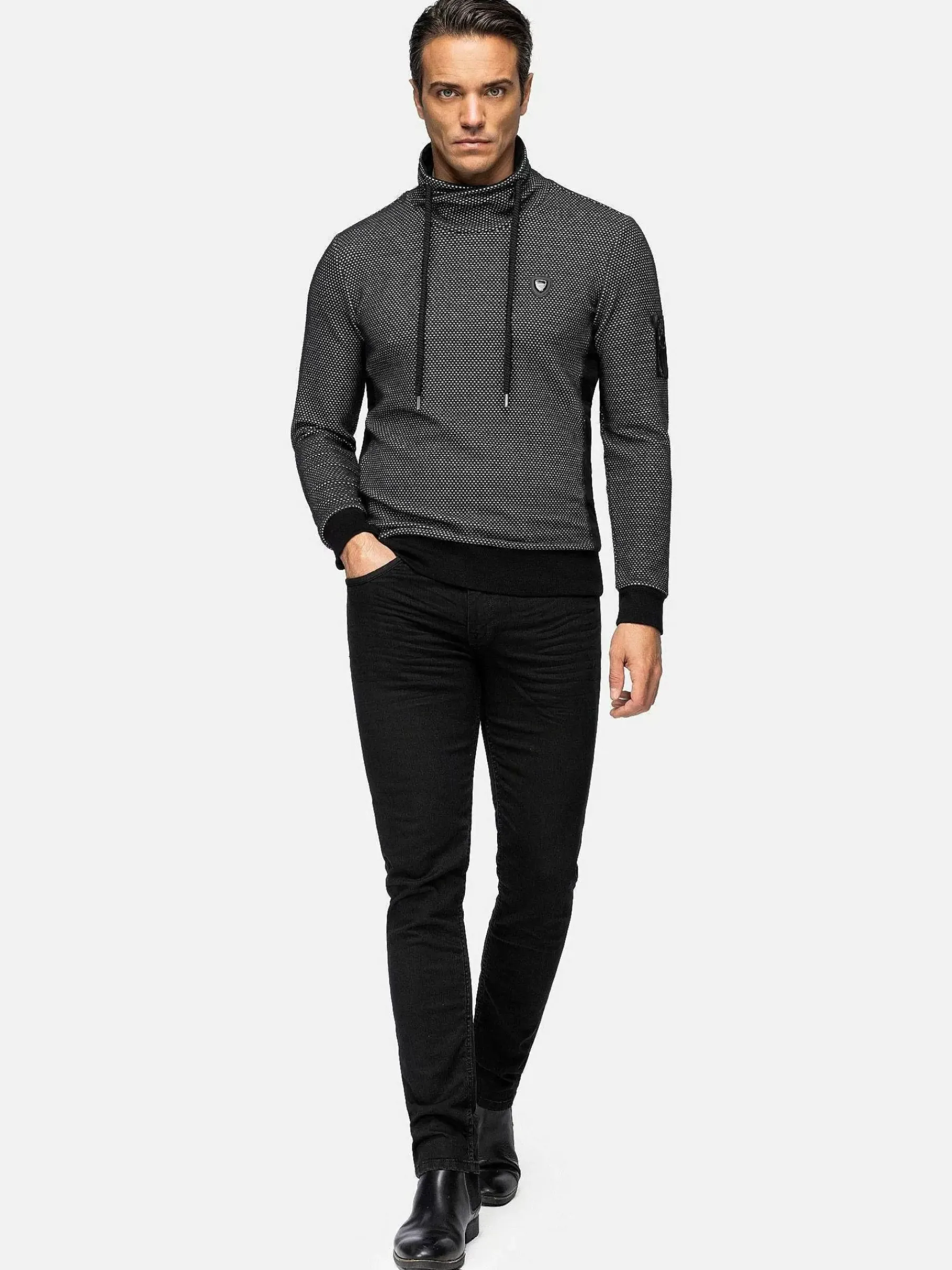 Wam Denim Sweaters<Sweater 76351 Calvan Black