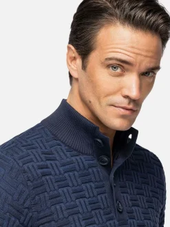 Wam Denim Sweaters<Sweater 76363 Florida Navy