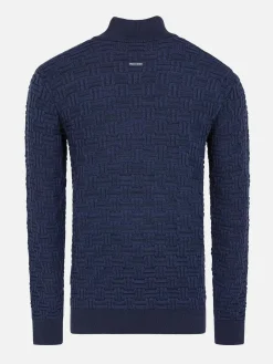 Wam Denim Sweater 76363 Florida Navy| Sweaters