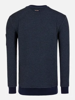 Wam Denim Sweater 76330 Foyel Navy| Sweaters