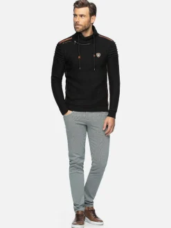 Wam Denim Sweater 76320 Gravia Black| Sweaters