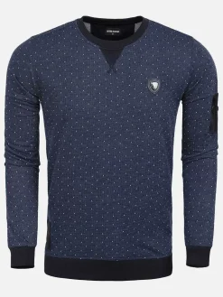 Wam Denim Sweaters<Sweater 76266 Kansas City Navy