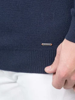 Wam Denim Sweater 76282 La Sarraz Navy| Sweaters