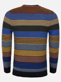 Wam Denim Truien<Sweater 77517 Puebla Royal Blue Yellow